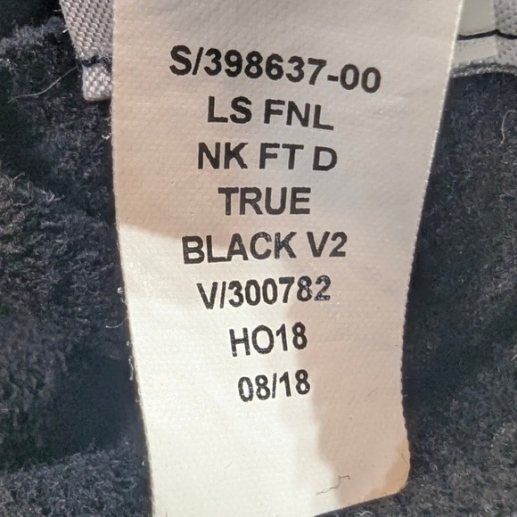 GAP Sweatshirt Dress – Women's L Black Long Sleeve Cowl Neck Drawstring - Picture 7 of 9